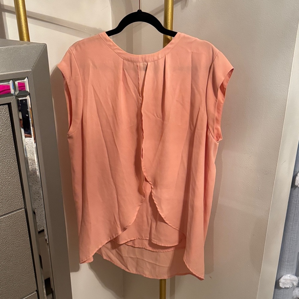 Peach Sleeveless Women's Top